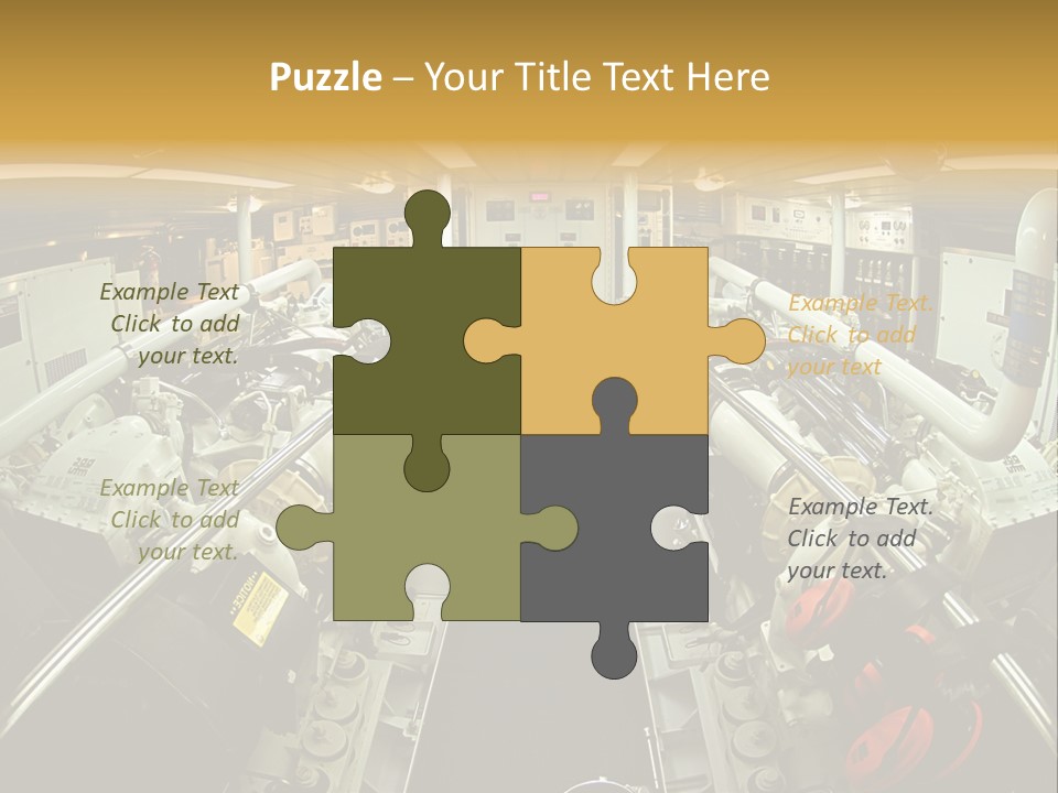 Marine Engine Room PowerPoint Template