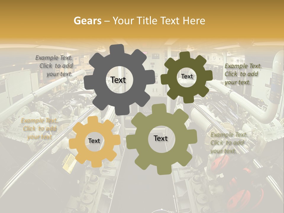 Marine Engine Room PowerPoint Template