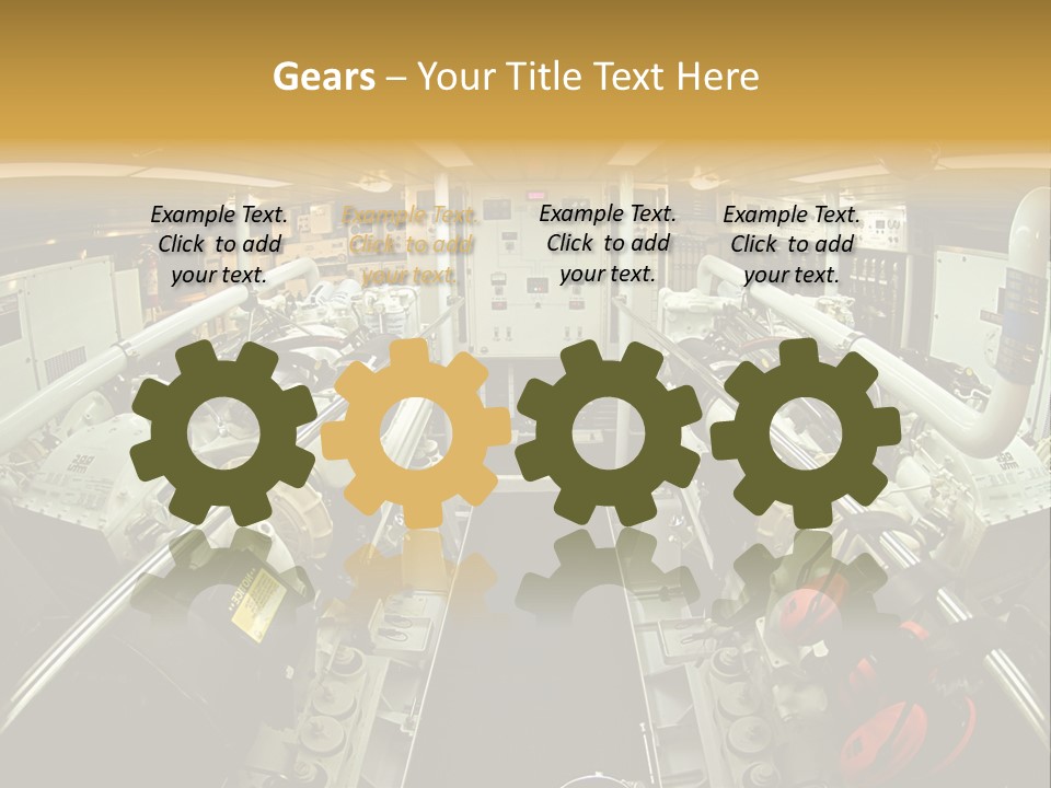 Marine Engine Room PowerPoint Template