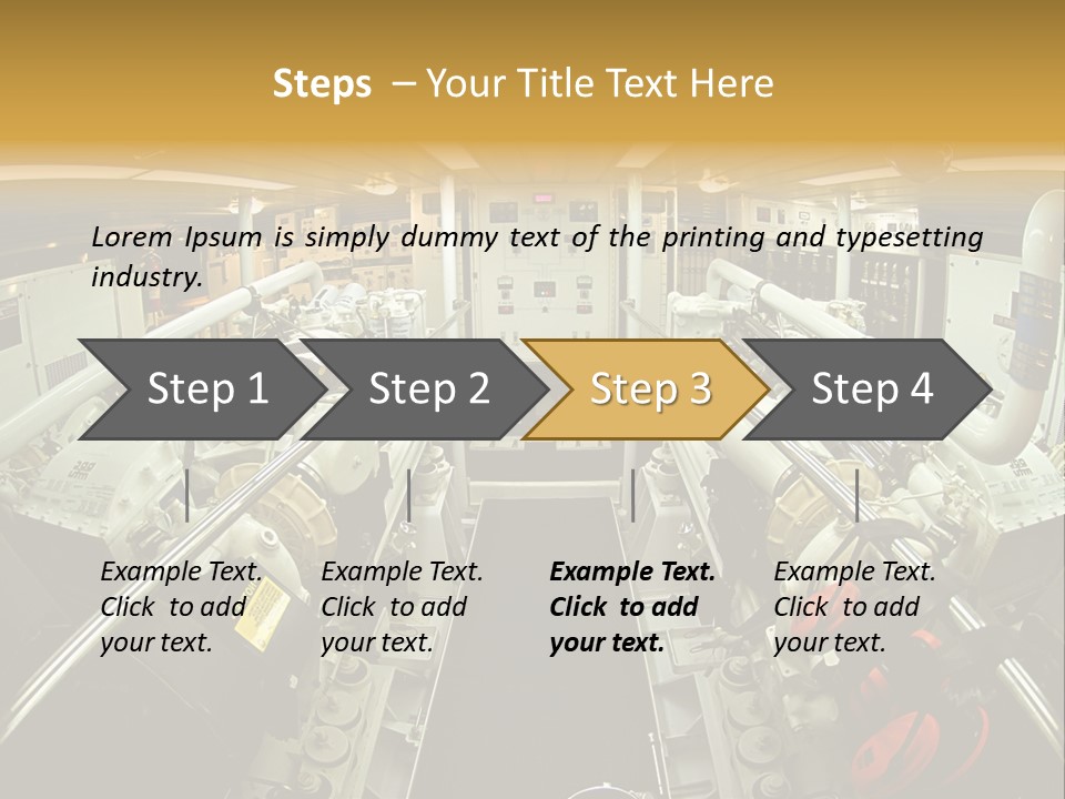 Marine Engine Room PowerPoint Template