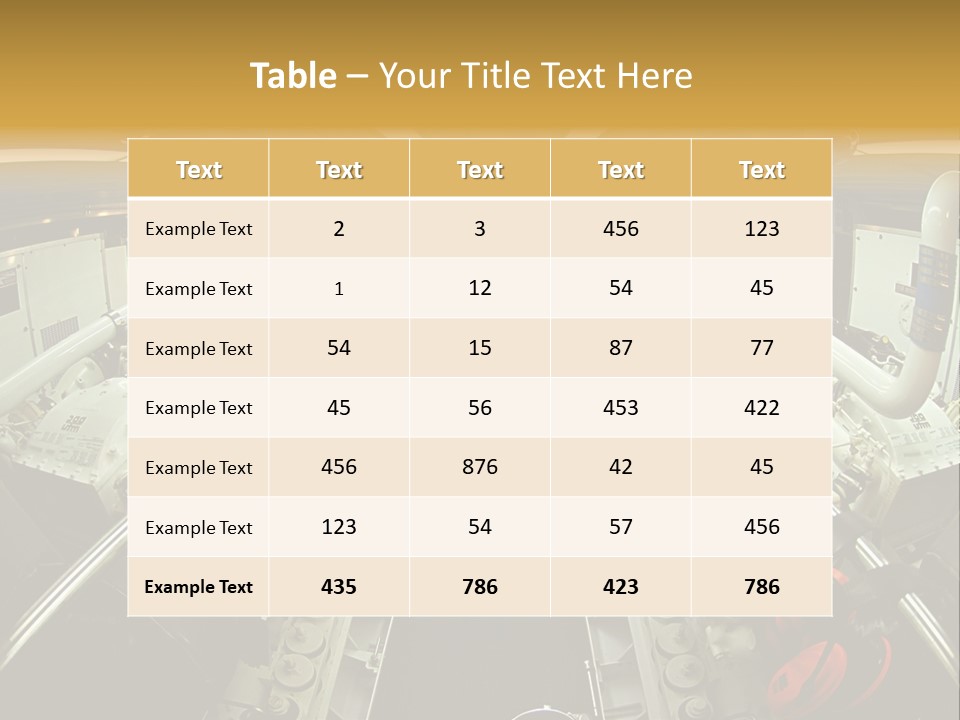 Marine Engine Room PowerPoint Template