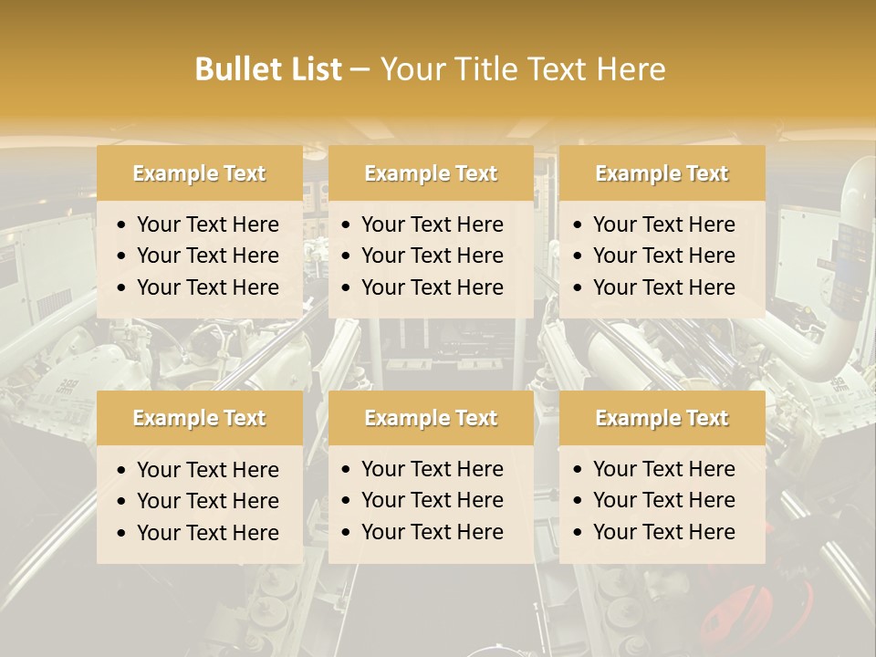 Marine Engine Room PowerPoint Template