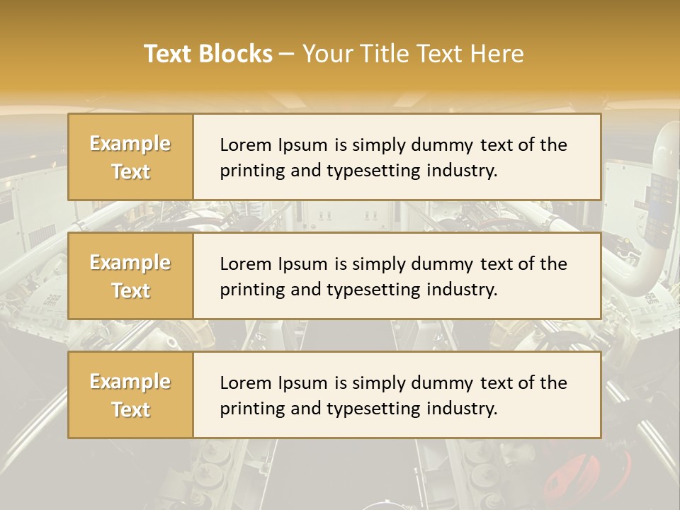 Marine Engine Room PowerPoint Template