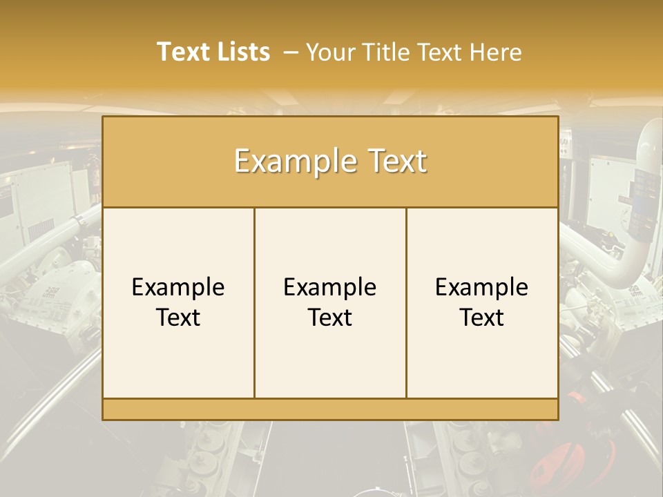 Marine Engine Room PowerPoint Template