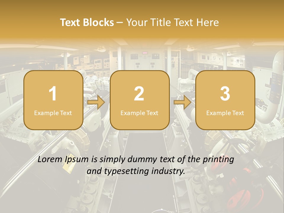 Marine Engine Room PowerPoint Template