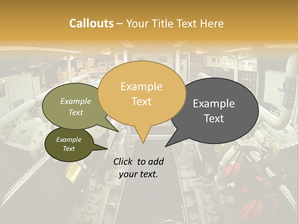 Marine Engine Room PowerPoint Template