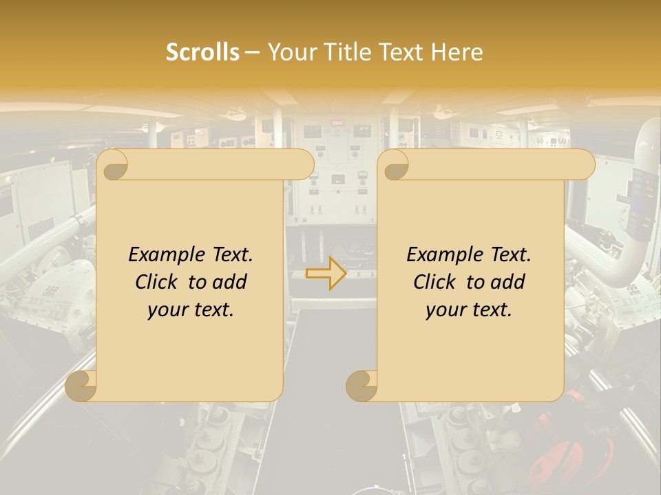 Marine Engine Room PowerPoint Template