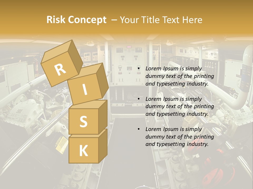 Marine Engine Room PowerPoint Template