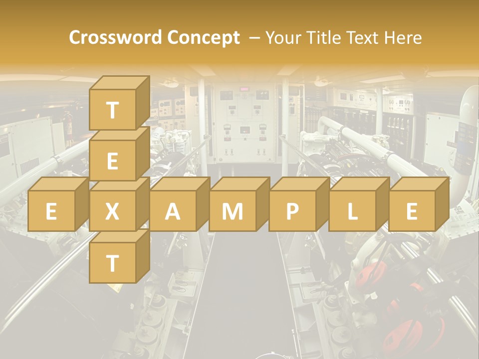 Marine Engine Room PowerPoint Template
