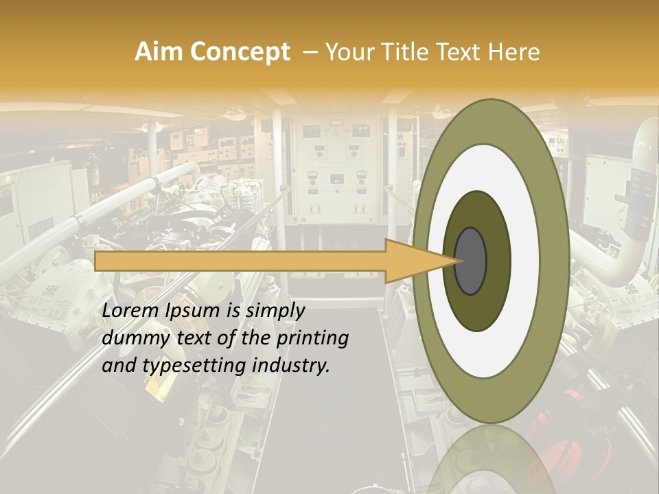 Marine Engine Room PowerPoint Template