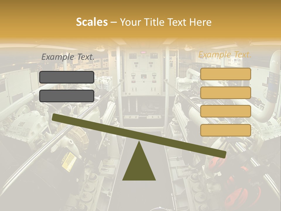 Marine Engine Room PowerPoint Template