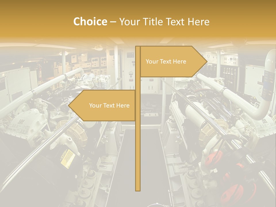 Marine Engine Room PowerPoint Template
