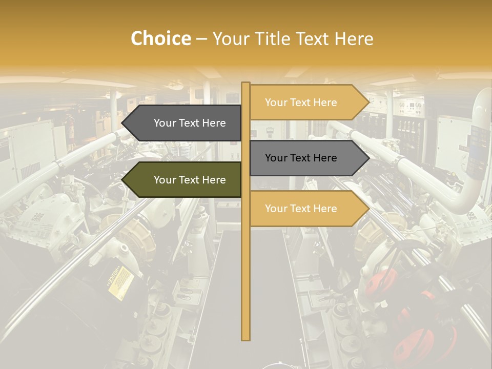 Marine Engine Room PowerPoint Template