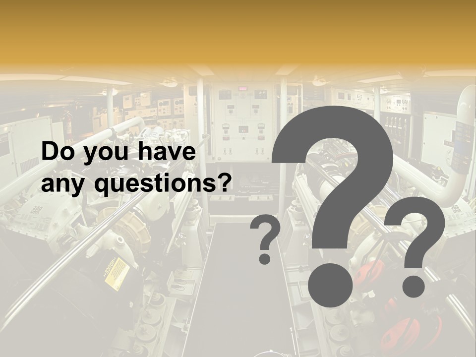 Marine Engine Room PowerPoint Template