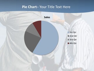 Vertical Image Of Foremen Interacting Together At Meeting PowerPoint Template