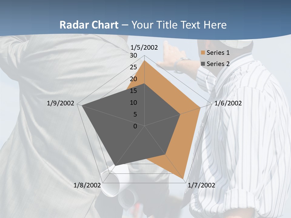 Vertical Image Of Foremen Interacting Together At Meeting PowerPoint Template