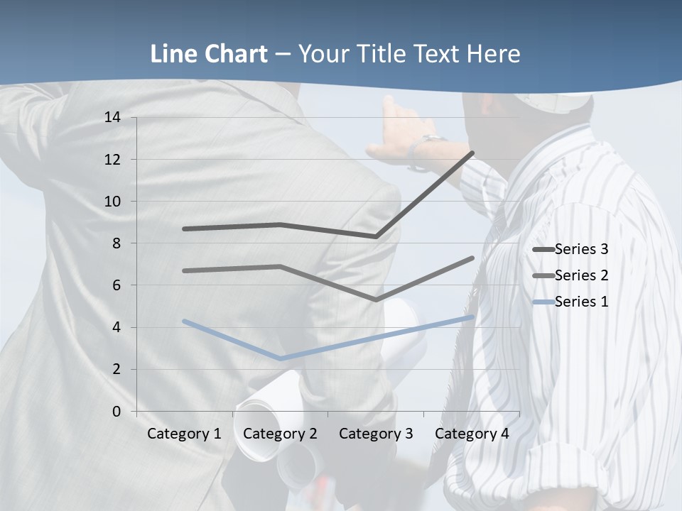 Vertical Image Of Foremen Interacting Together At Meeting PowerPoint Template