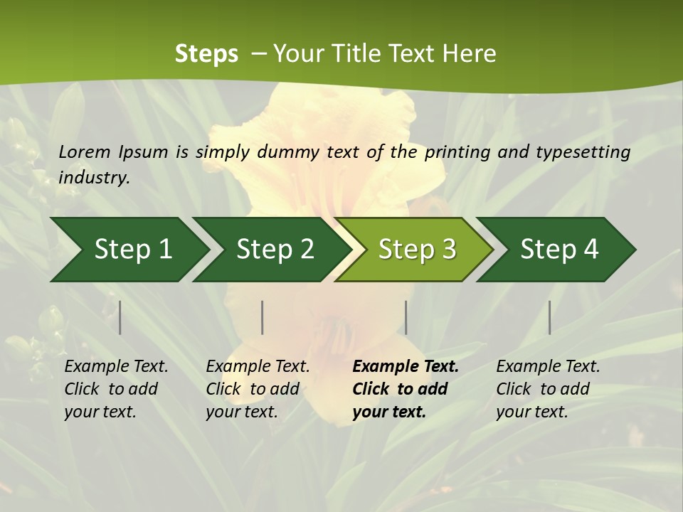 Daylily PowerPoint Template