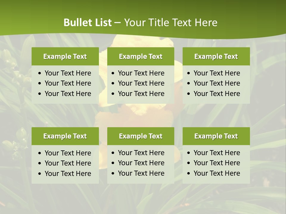 Daylily PowerPoint Template