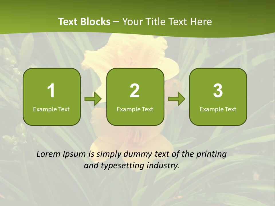 Daylily PowerPoint Template