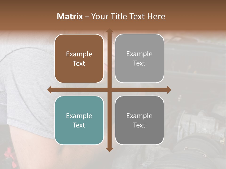 Man Looking Up PowerPoint Template