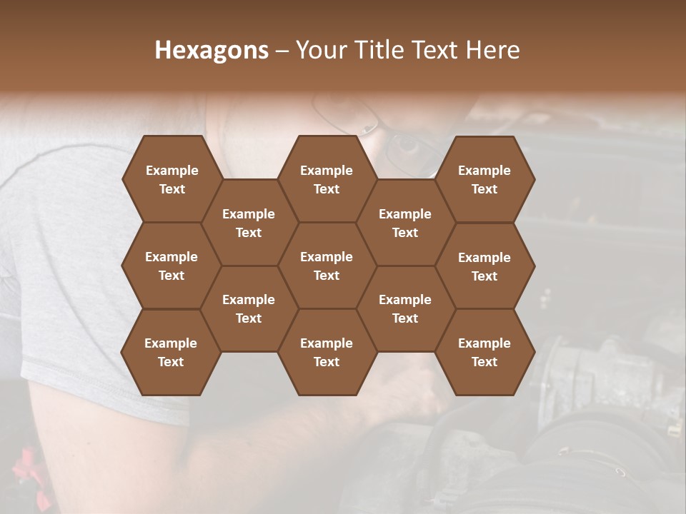 Man Looking Up PowerPoint Template