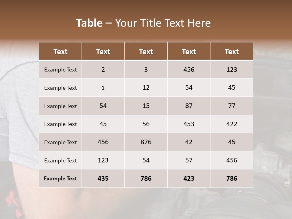 Man Looking Up PowerPoint Template
