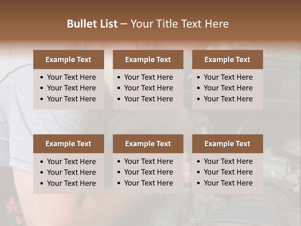 Man Looking Up PowerPoint Template
