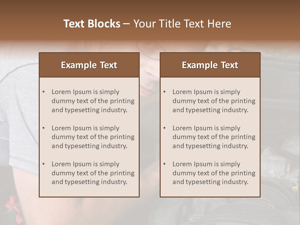 Man Looking Up PowerPoint Template