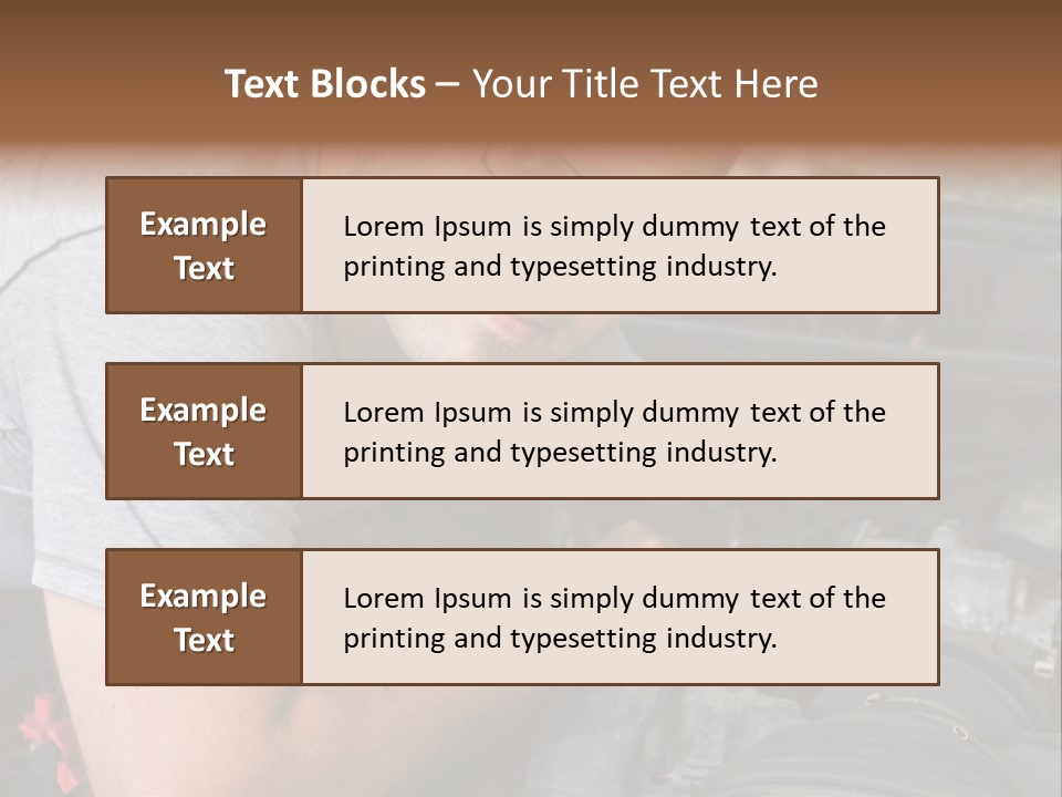 Man Looking Up PowerPoint Template