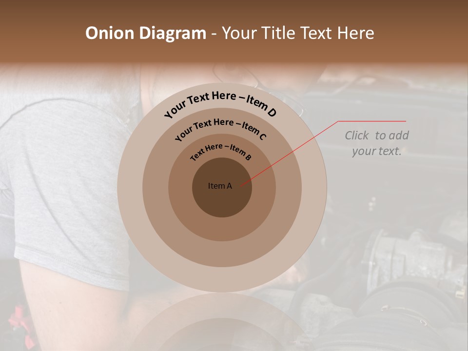 Man Looking Up PowerPoint Template