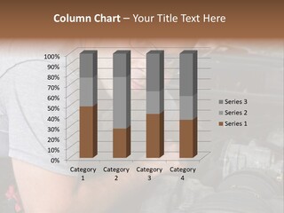 Man Looking Up PowerPoint Template