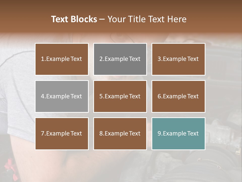 Man Looking Up PowerPoint Template