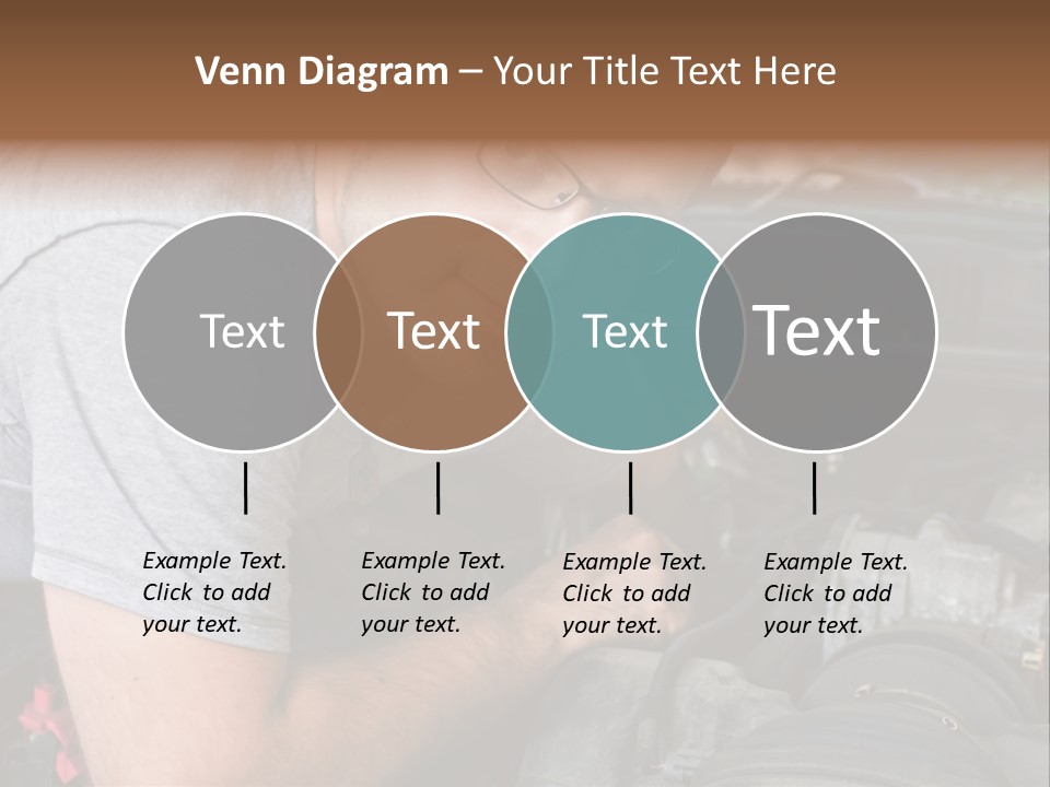 Man Looking Up PowerPoint Template