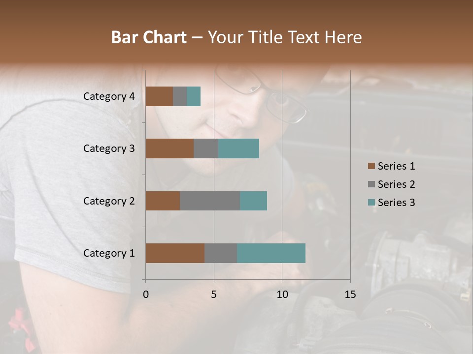 Man Looking Up PowerPoint Template