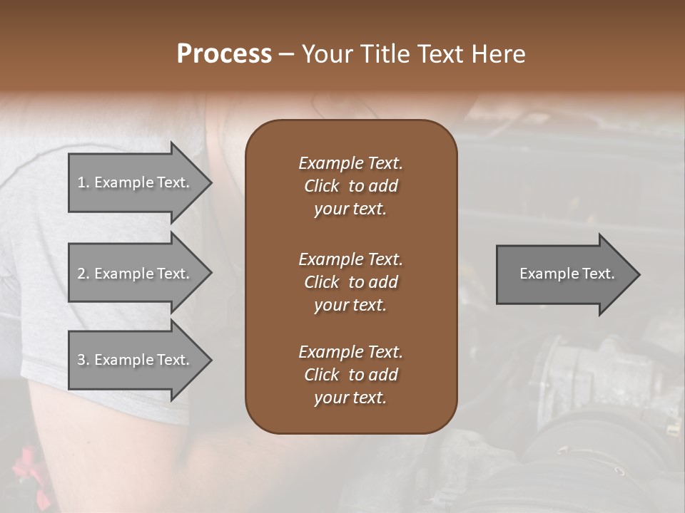 Man Looking Up PowerPoint Template