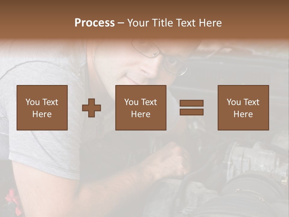Man Looking Up PowerPoint Template