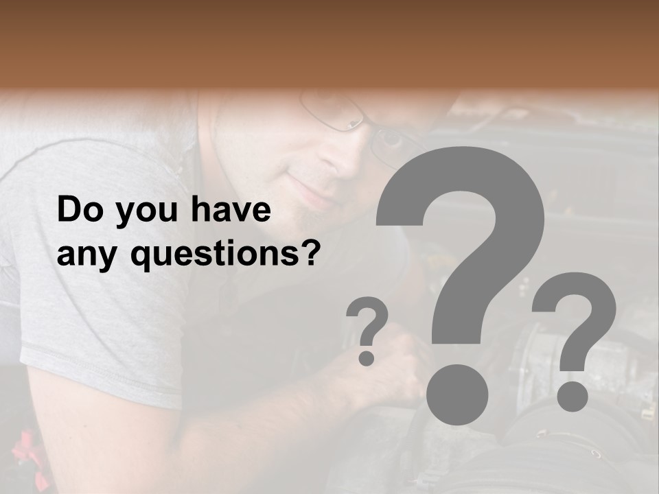 Man Looking Up PowerPoint Template