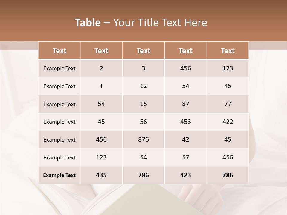 Pregnant Woman In Bedroom Reading Book PowerPoint Template
