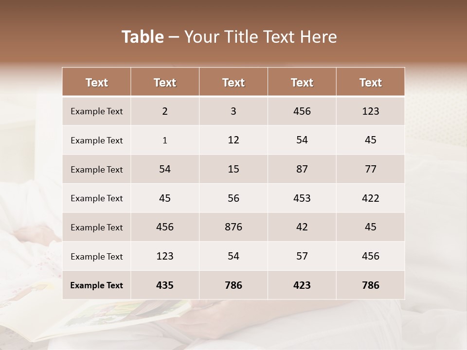 Pregnant Woman In Bedroom Reading Book With Daughter PowerPoint Template
