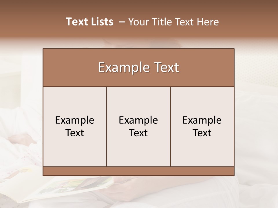 Pregnant Woman In Bedroom Reading Book With Daughter PowerPoint Template