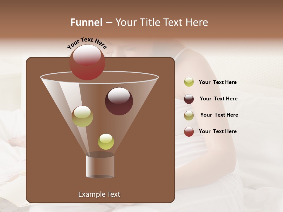 Pregnant Woman In Bedroom Reading Book With Daughter PowerPoint Template