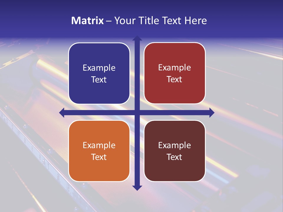 Printing Press Rollers. PowerPoint Template
