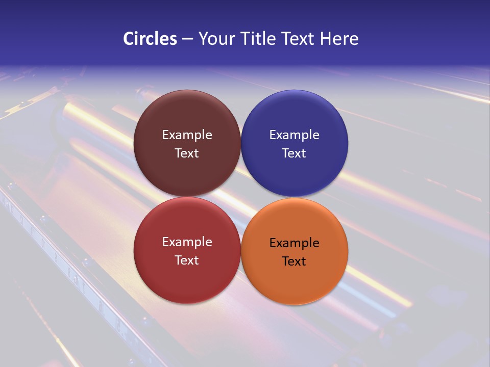 Printing Press Rollers. PowerPoint Template