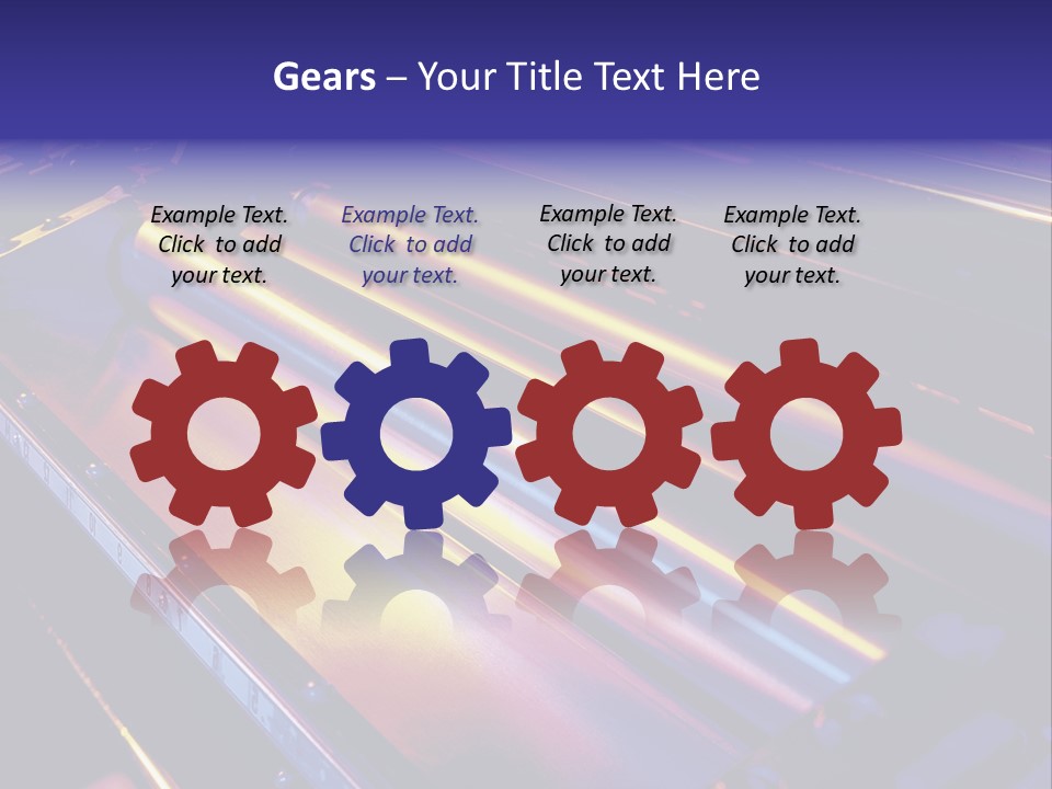 Printing Press Rollers. PowerPoint Template