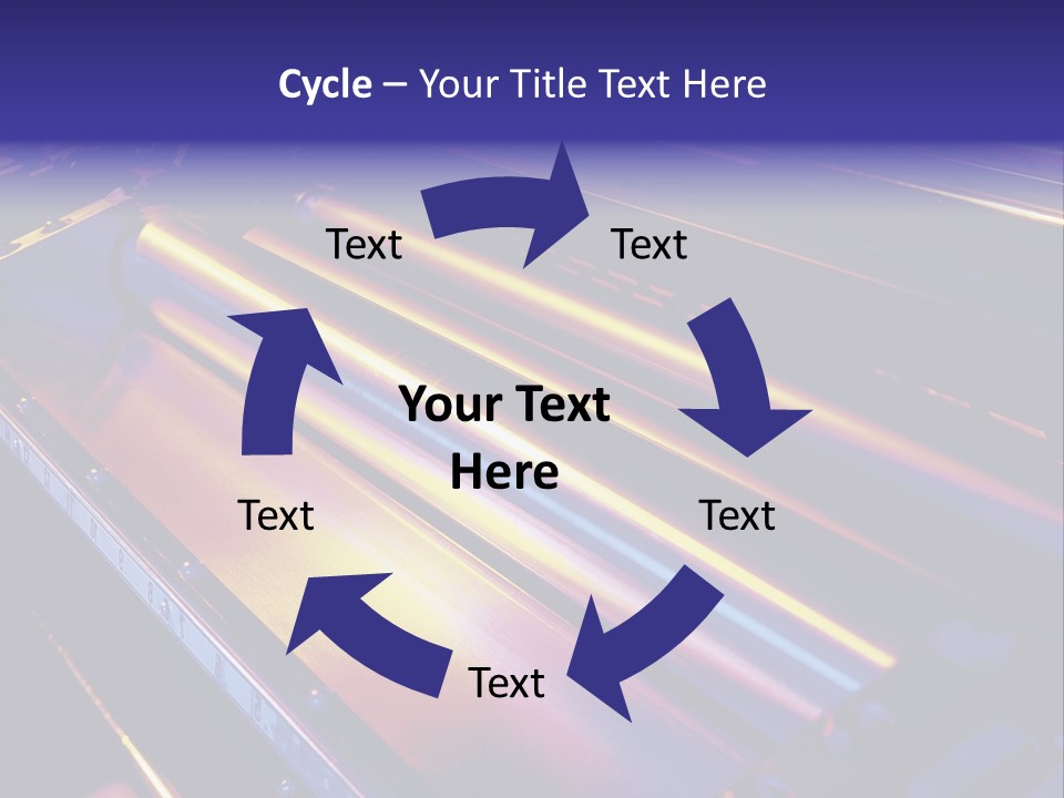 Printing Press Rollers. PowerPoint Template