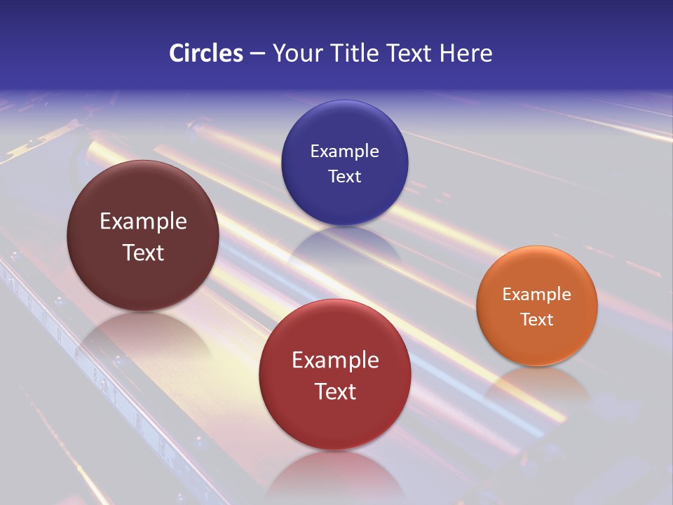 Printing Press Rollers. PowerPoint Template