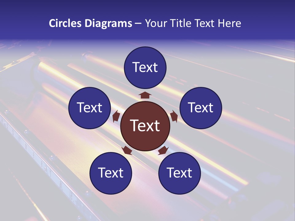 Printing Press Rollers. PowerPoint Template