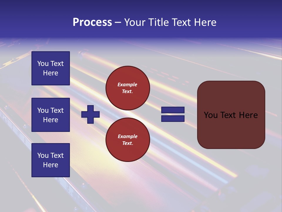 Printing Press Rollers. PowerPoint Template