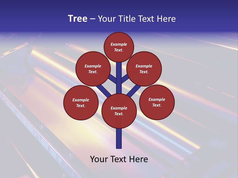 Printing Press Rollers. PowerPoint Template
